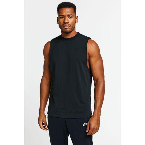 Nike Black 100% Cotton Basketball Gym Tank Top Shirt   Mens Size Medium - Picture 1 of 8